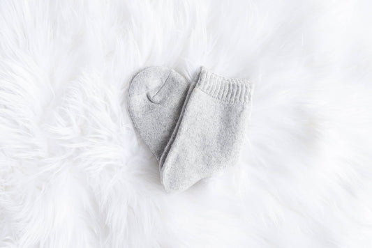 Soft Grey Comfy Socks