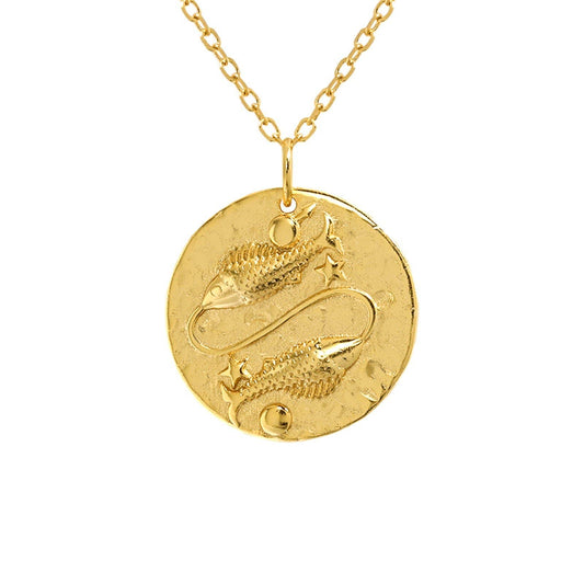 Pisces Zodiac Necklace