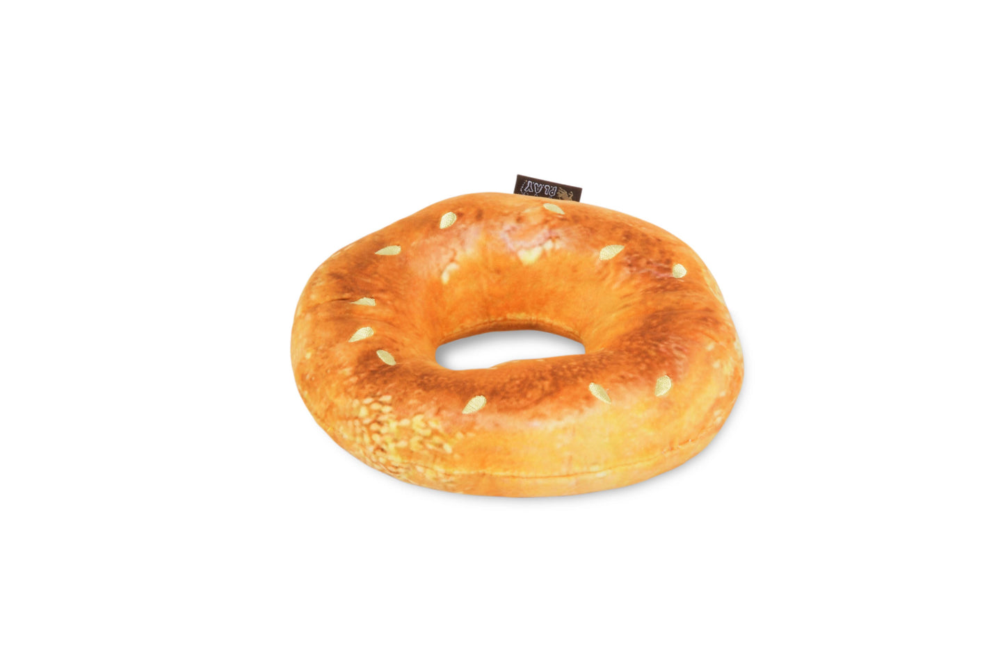 Bagel Squeaky Dog Toy