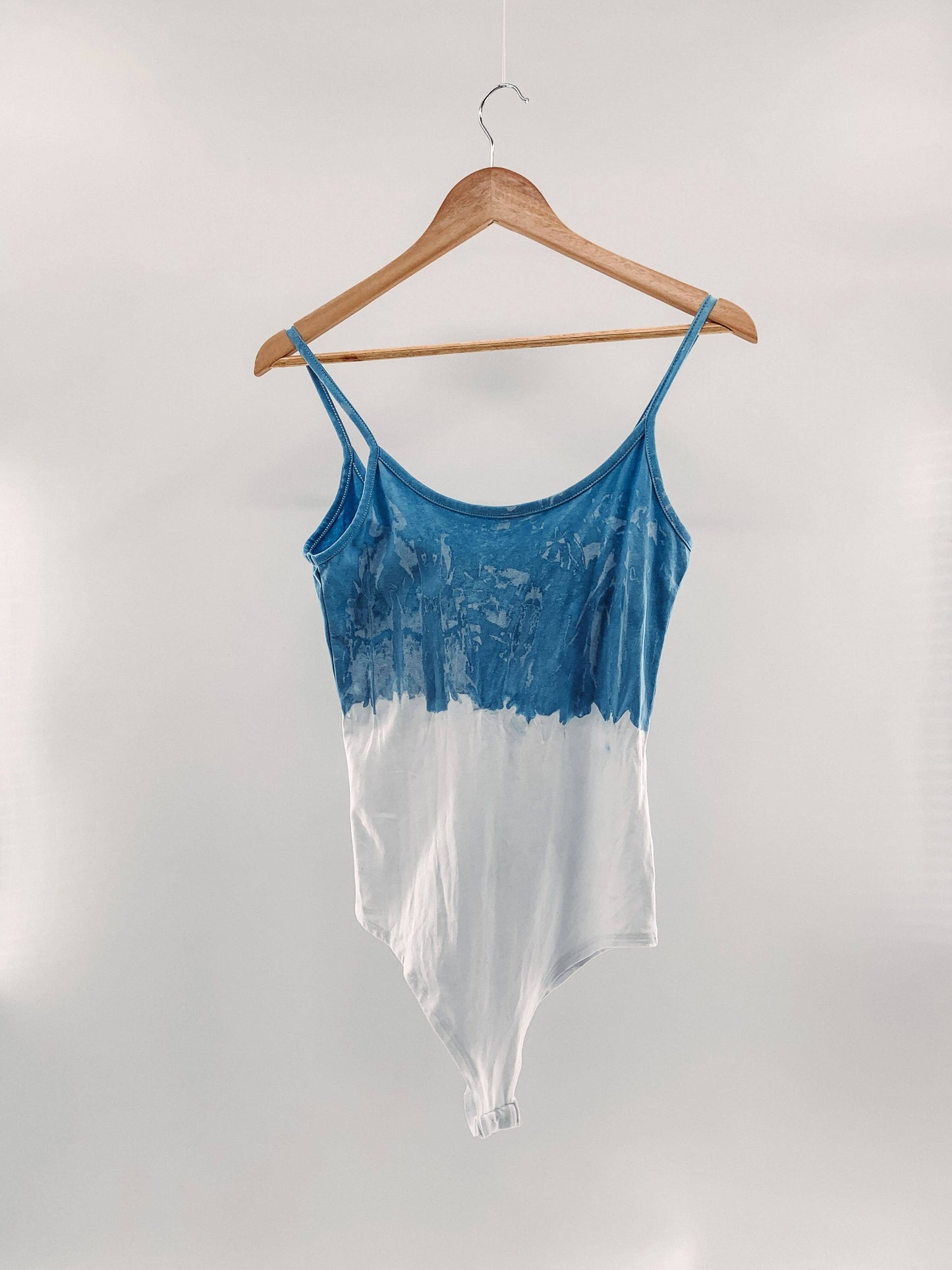 Shibori Indigo Tie Dyed Bodysuit