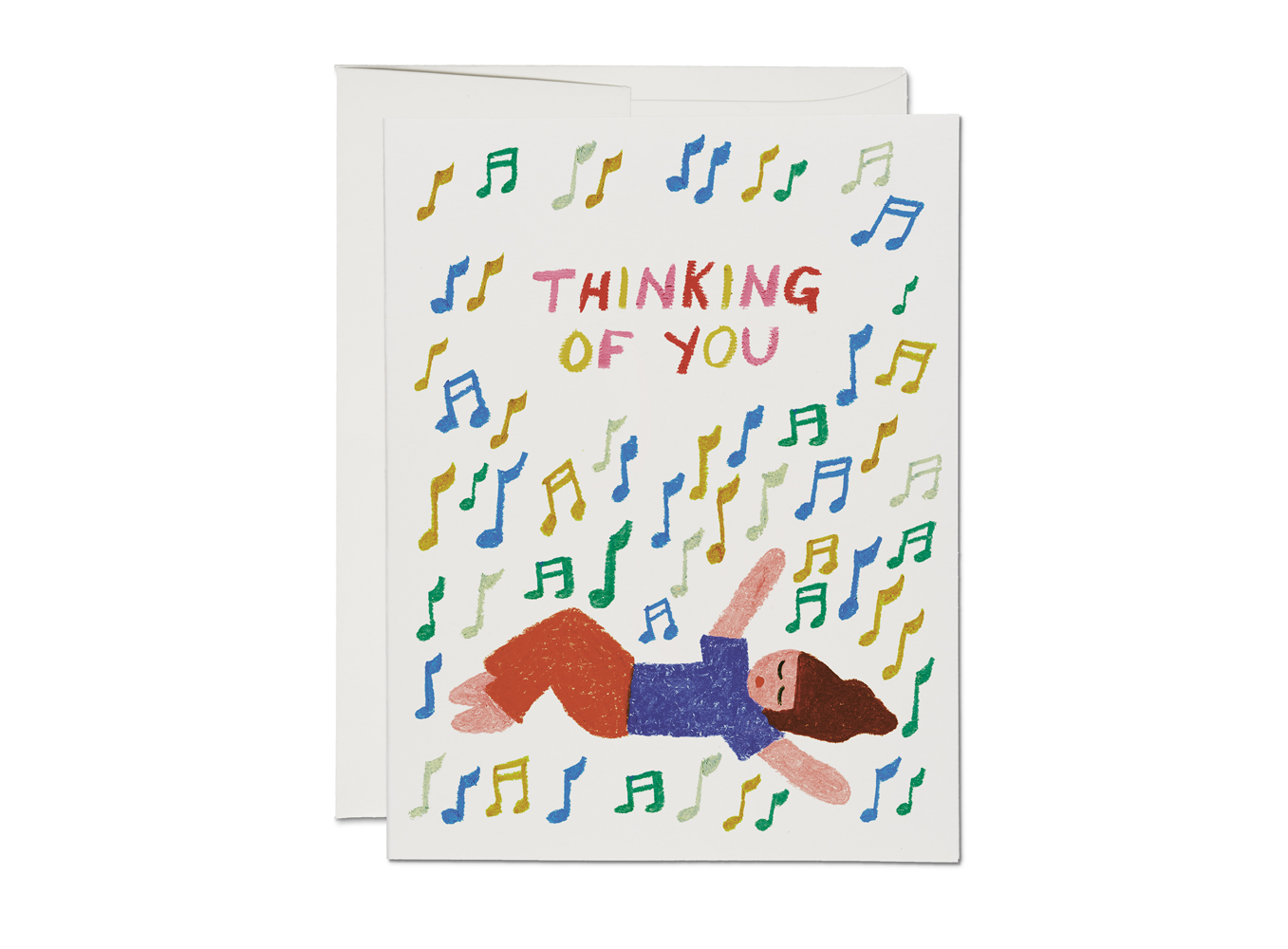 Music Notes Friendship Greeting Card