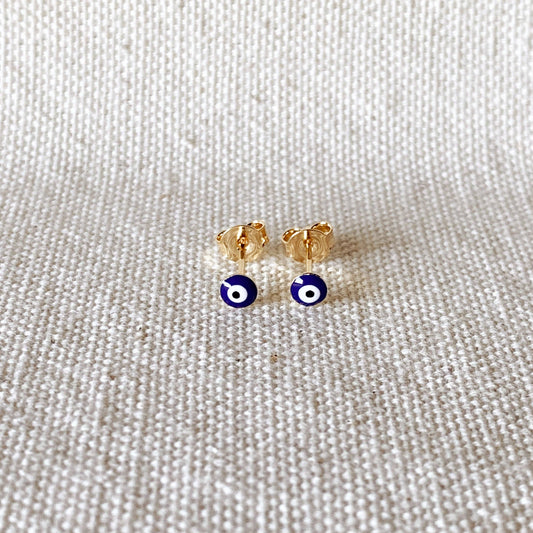 Petite Evil Eye Stud Earrings