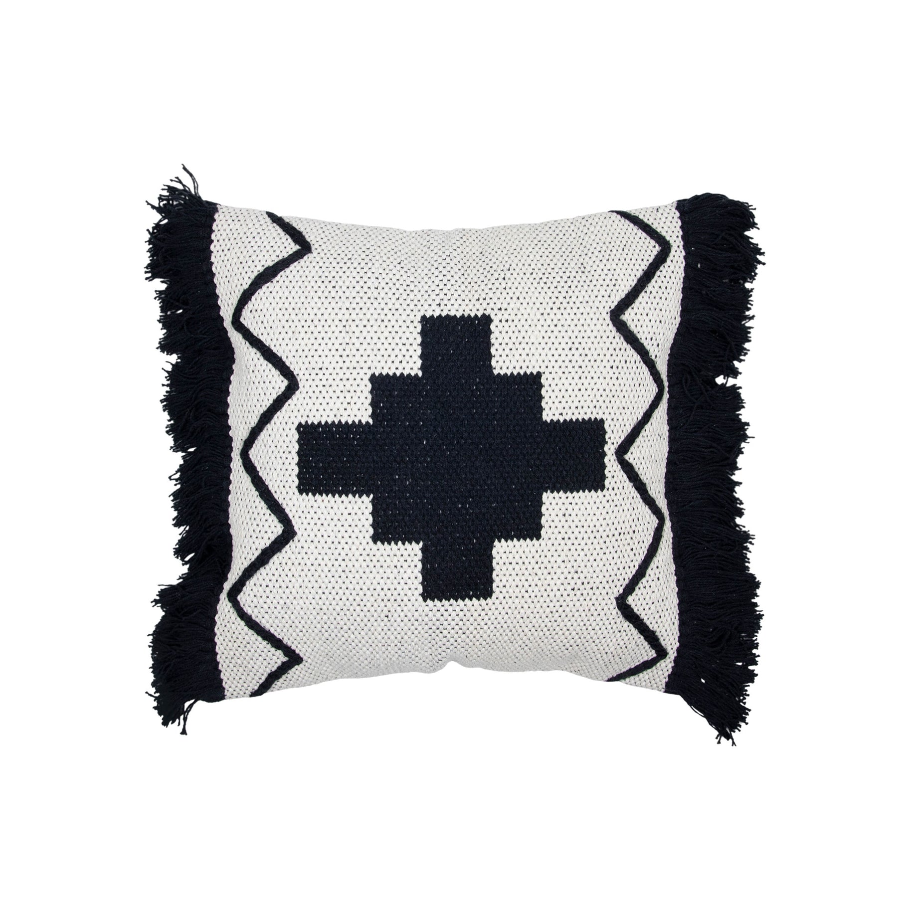 Hand Woven Fringe Pillow
