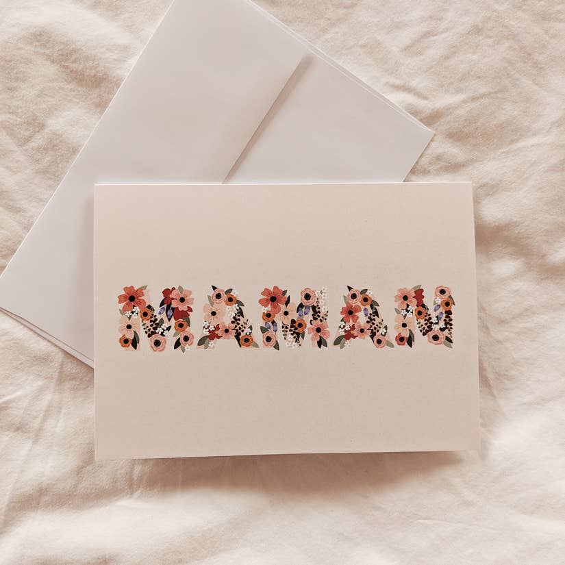Maman Greeting Card