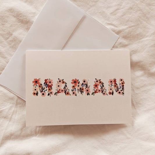 Maman Greeting Card