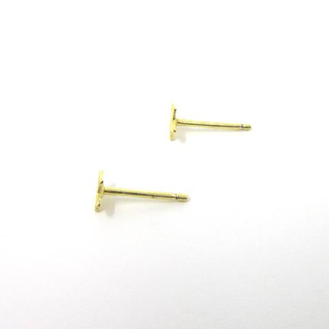 yellow gold star stud earrings